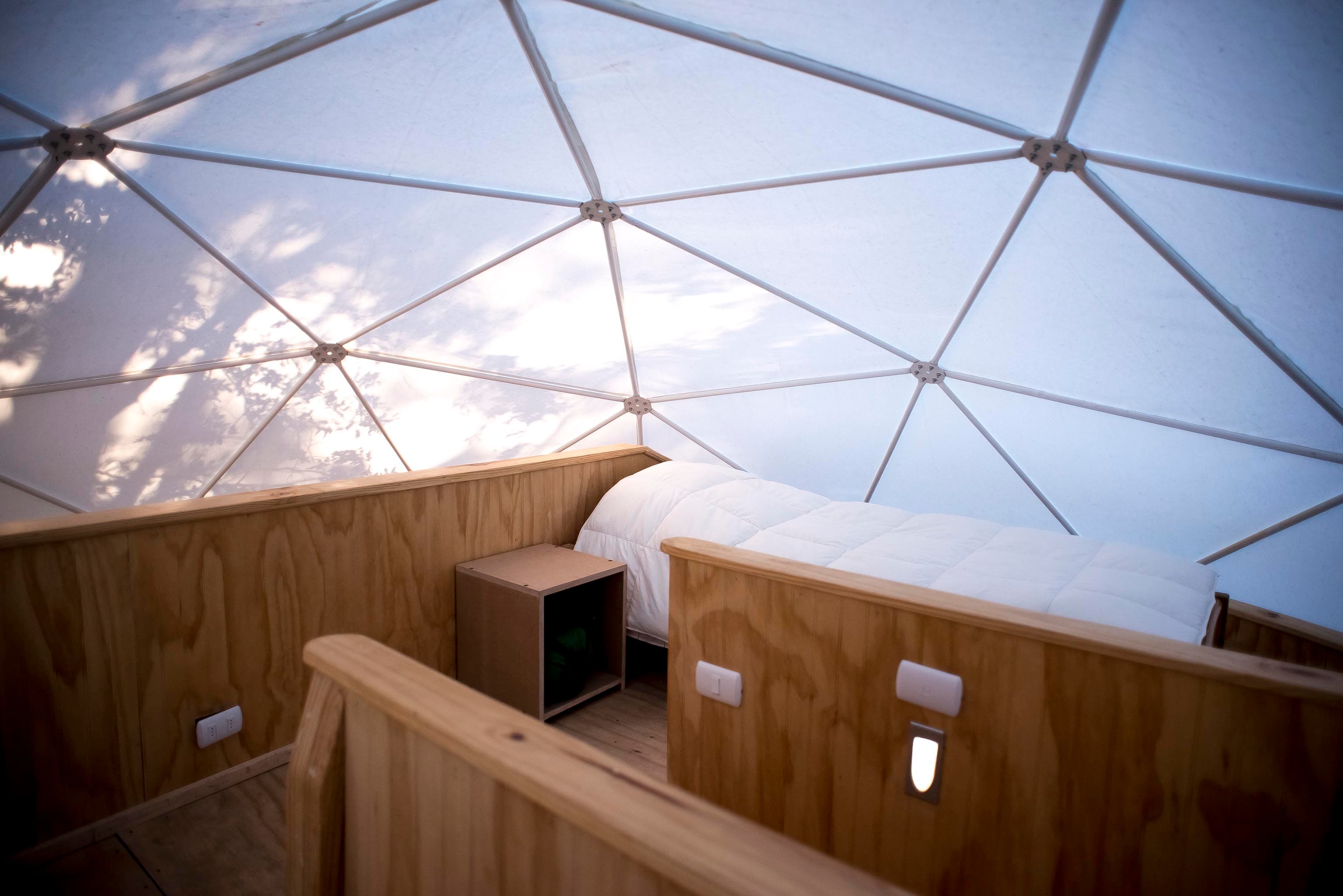 Duerme en lo alto del domo